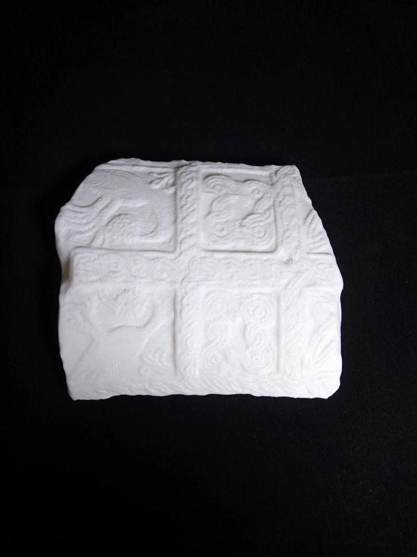 Panel in front of an ambo at The Musée des Beaux-Arts, Lyon