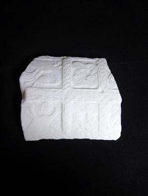 Panel in front of an ambo at The Musée des Beaux-Arts, Lyon