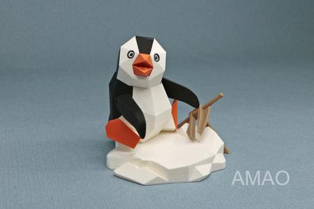 Penguin by the Anchor