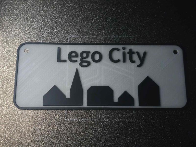 City Sign Danish Style - Byskilt Dansk