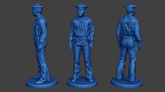 American Sailor Civil War Union Stand ACWUS1