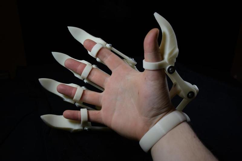 3D Printed Exoskeleton (Index Finger + Attachments)