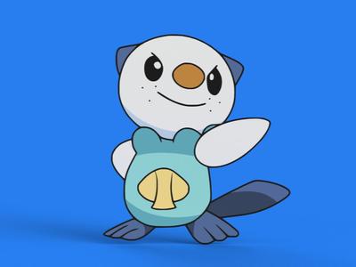 Oshawott Wall Art