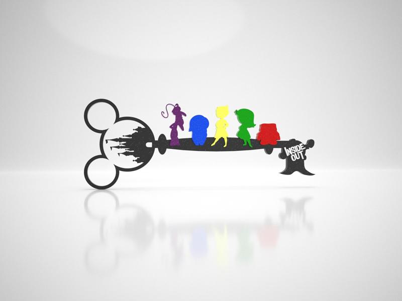DISNEY KEY - INSIDE OUT