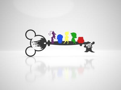 DISNEY KEY - INSIDE OUT