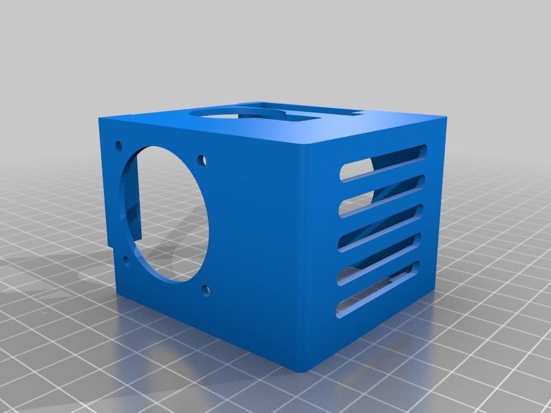 Anycubic i3 Mega - closed Hotend cover for noise reduction and ABS prints