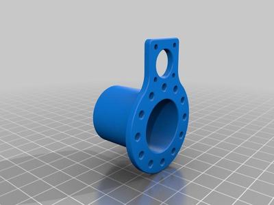 BNC pole fixture and support for DX-Wire Mini