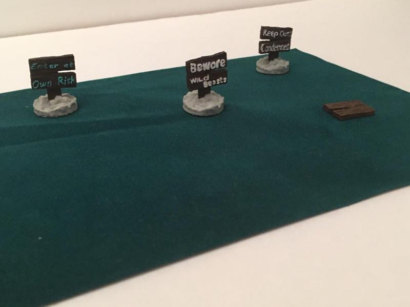 Miniature Warning Signs