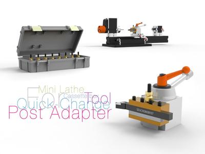 Quick-Change Tool Post Adapter for Mini Lathe
