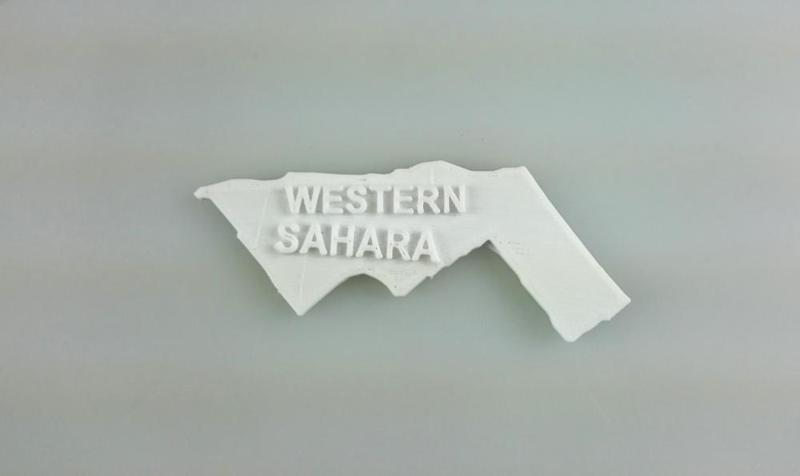 Map of Western Sahara