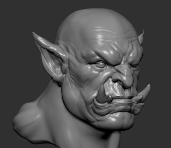 Orc Face-Head