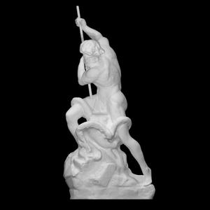 Neptune fighting an Octopus