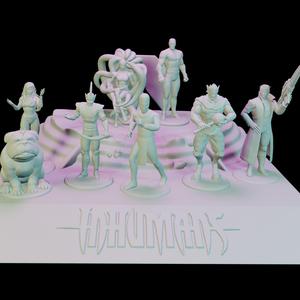 Marvel Inhumans Diorama Figures