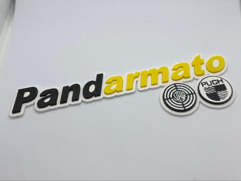 Fiat Panda Written Emblem