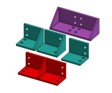 PEGBOARD RIGHT ANGLE BRACKETS ALL FLAVORS