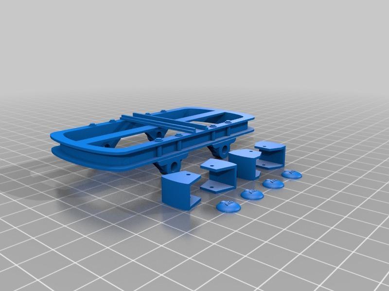 Lorrie frame 1:22.5 scale(IIff) 30 or 32 mm model track width