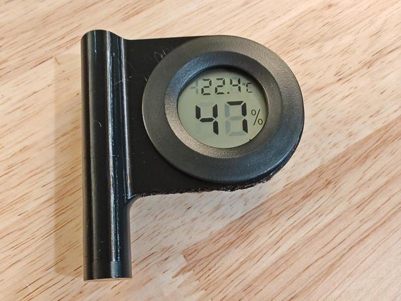 Round Hygrometer & Temp P1S / X1C Chamber Mount