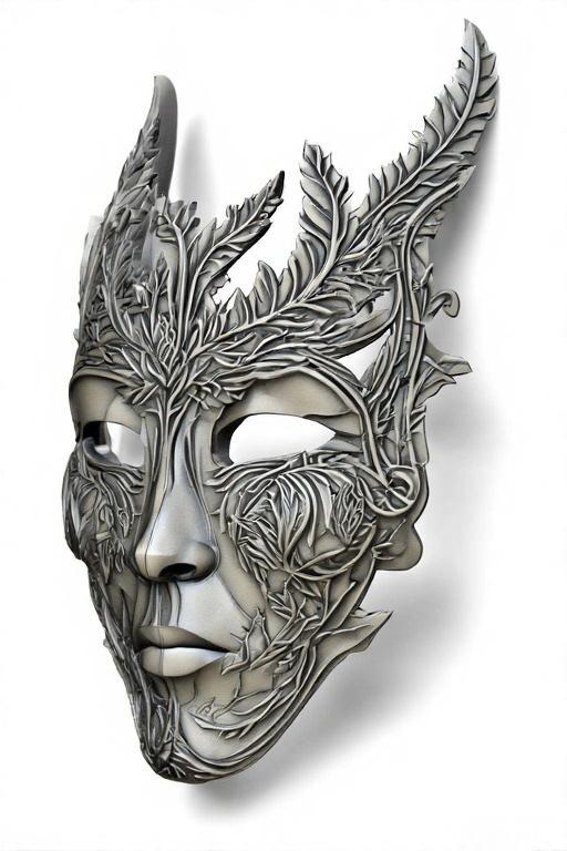 Elf Mask Japanse Mask Model Amazing Mask Fan Art Costplay