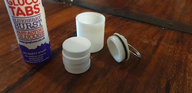 Glucotab Container / Glucose Tablet Holder