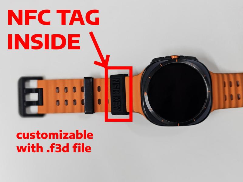 NFC Tag Holder Watch Strap for Samsung Galaxy Watch Ultra