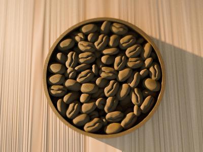 Coffee Bean Coaster