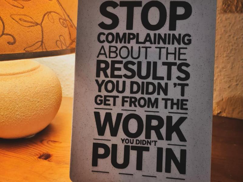 Motivational Plate To Get The F Outta Bed