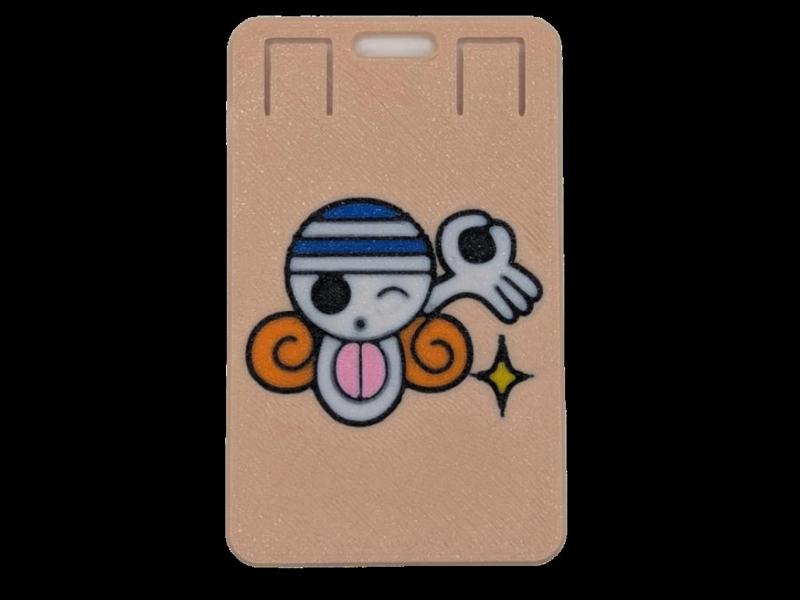 One Piece Nami´s Jolly Roger Badge Holder/ID Tag