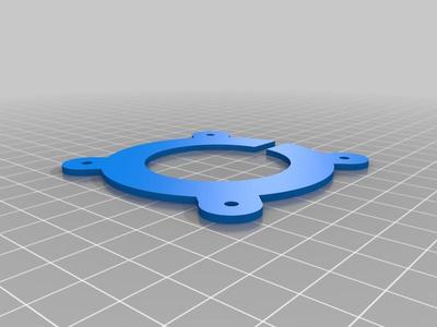 DU2RK Ubitx Case smaller speaker holder (45 mm opening)