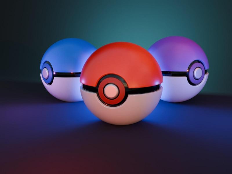 Pokémon - Pokéball props
