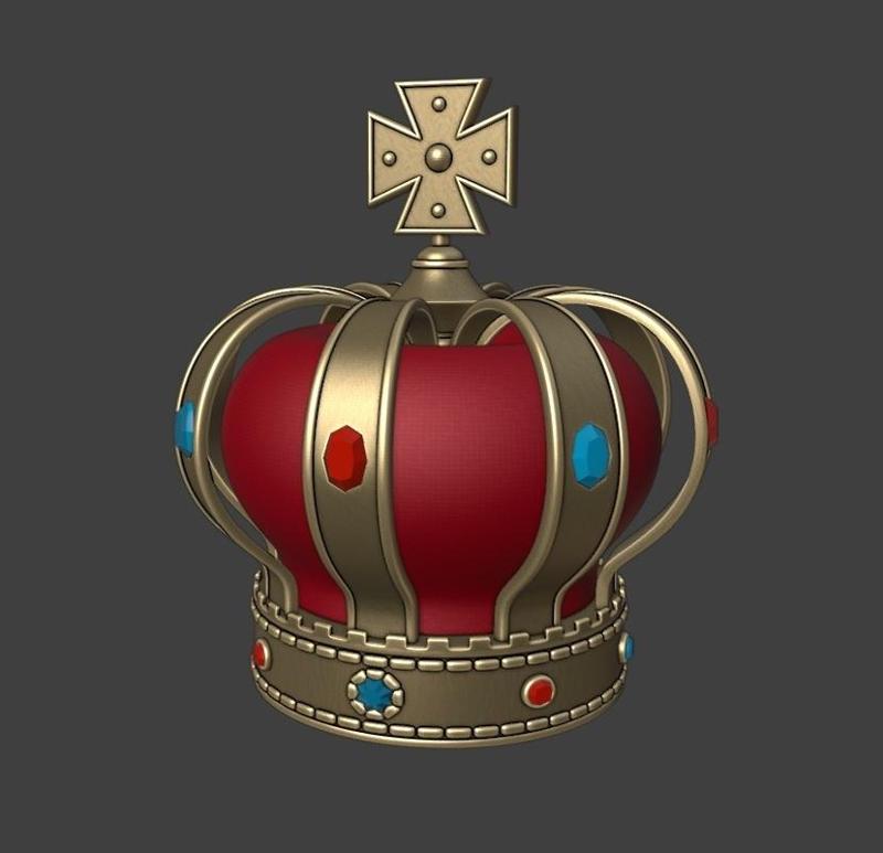 Junko Crown Danganronpa prop cosplay 3d model (stl file) for printing