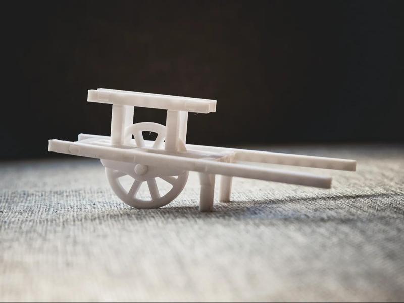 Ancient Chinese Unicycle, Version 2 | Mortise and Tenon Structure | Support-Free, Only 20g of Filament Required