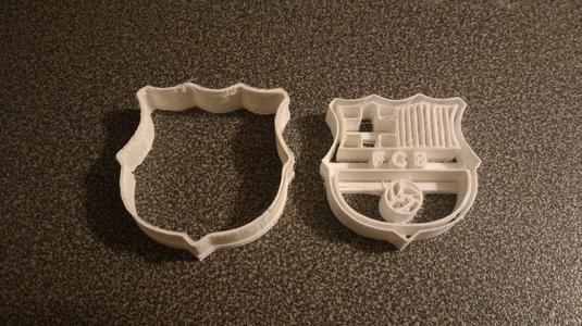 Barcelona 2 parts cookies cutter
