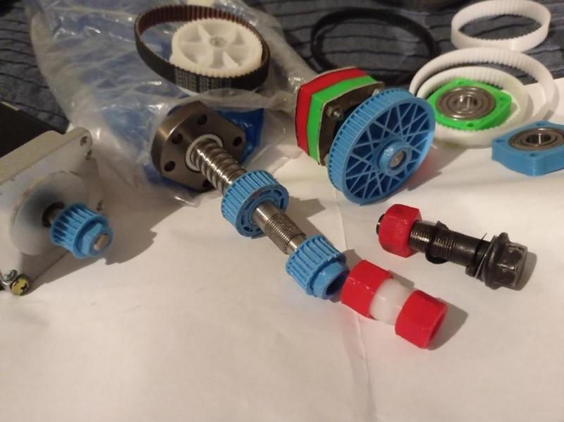 GT2_3 Timing pulley 8-10-12 mm axle