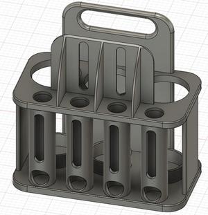 Holder for toothbrushes and toothpaste