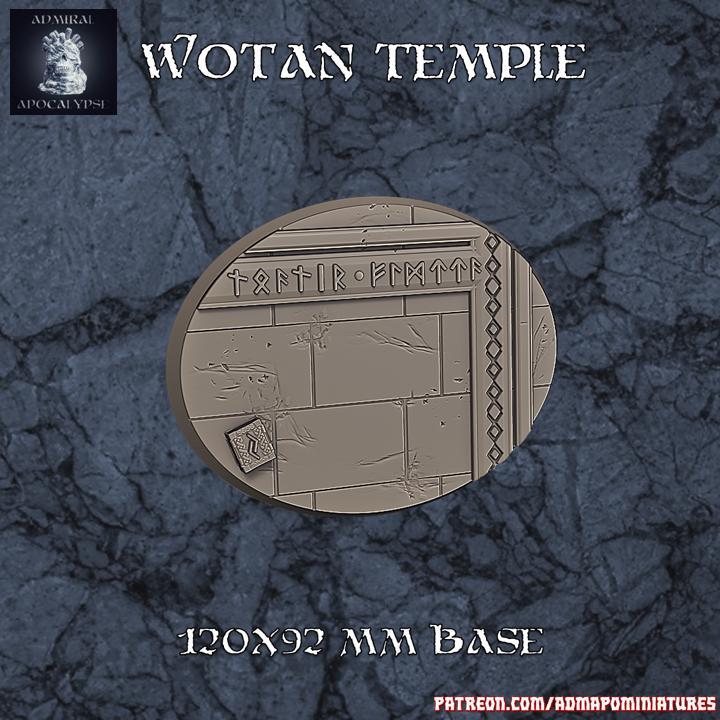 Wotan Temple 120x92mm base (pre-supported)