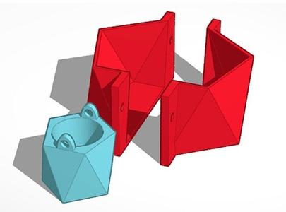 pot mould - icosahedron