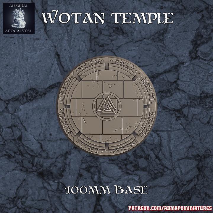 Wotan Temple 100mm base (pre-supported)