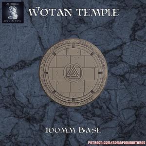 Wotan Temple 100mm base (pre-supported)
