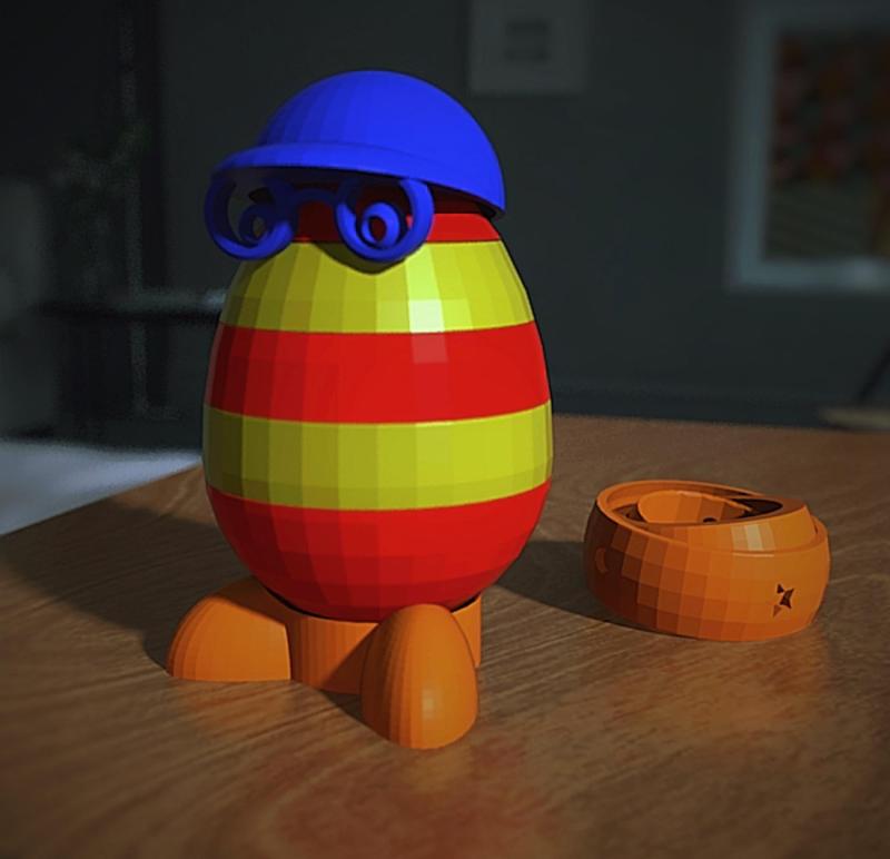 Incognito Egg #TinkercadEaster