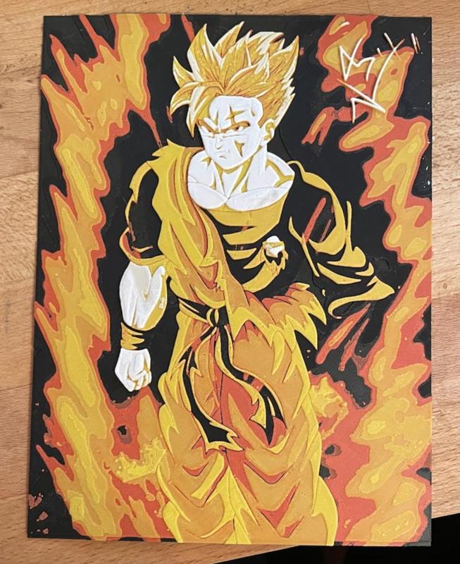 HueForge Future Gohan Armless Four-Color Version