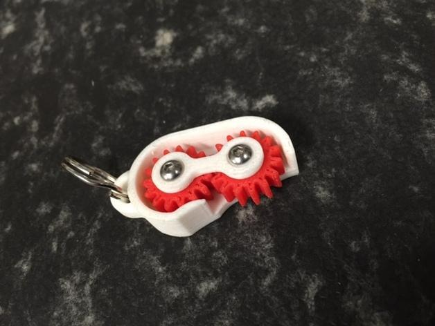 Fidget Gear Keyring Mini