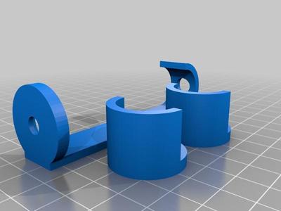 MTO's Wardrobe 20 mm Hanger Rod Holder & Support