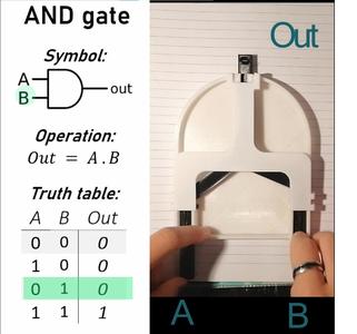 Mechanical logic gates concept (only F3D files)