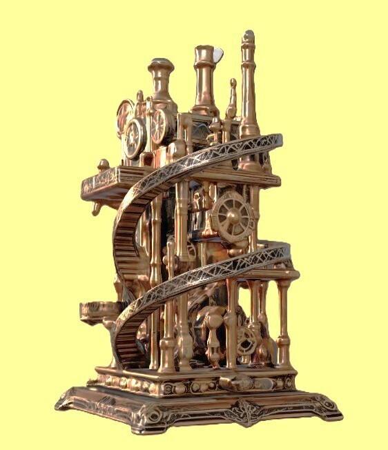 Steampunk Spiral Tower