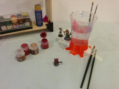 Geared Up Painting Station