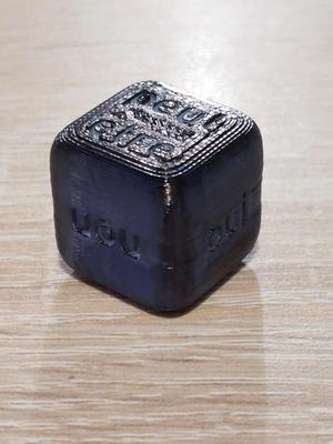 dice for challenges (yes no maybe)
