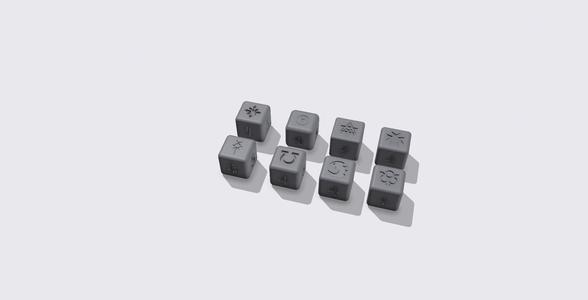 Necron, Chaos Space Marine, Black Templars, Genestealer, Tau, DeathGuard, Space Marine and Aeldari D6's. Bundle deal. (More Coming soon).