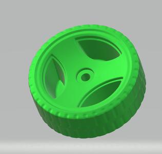 Bosch lawn mower wheel