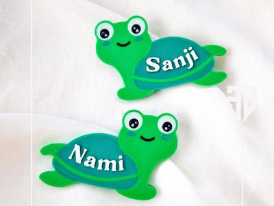 Turtle house nameplates