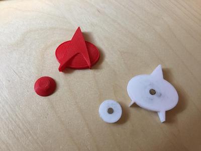 Magnetic Startrek Com Badge